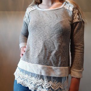 Lace Maurices Sweater
